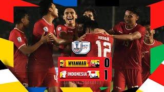 HIGHLIGHT! MYANMAR v INDONESIA ASEAN MITSUBISHI ELECTRIC CUP 2024 GROUP B #aseanutdfc