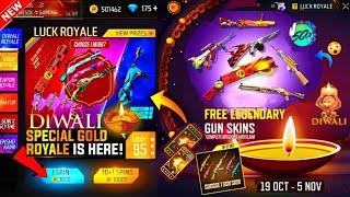 Diwali Special Free Legendary Gun Skin 🪔| Diwali Ring Event | Free Fire New Event | Ff New Event