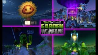 All Gardens & Graveyards Winnig Endings!! Plants vs Zombies Garden Warfare