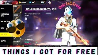 Top 5 Things In My Id  I Got For Free No Cost | #gaming #freefire #trending