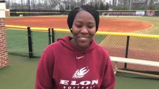 Elon Softball: CAA Weekly Awards - Kiandra Mitchum and Hannah Olson