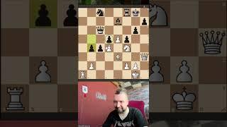 Шашечная комбинация в шахматах #шахматы #chess