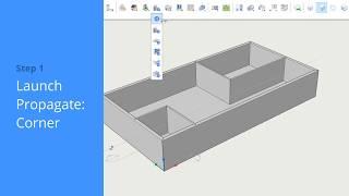 How to use Propagate Corner - BricsCAD BIM