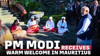 LIVE: Prime Minister Modi receives warm welcome from Indian diaspora in Mauritius