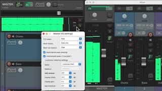 Master VU Settings in REAPER