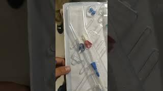 double lumen cath for hemodialysis assess