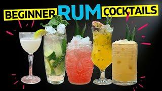 The 5 Rum Cocktails EVERY BEGINNER needs to know