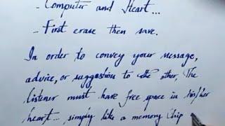 Computer and Heart - calligraphy #hearttouching #loveandrespect #motivation #femtophysiker