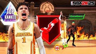 99 OVR LAMELO BALL BUILD is UNSTOPPABLE on the RANKED 1V1 COURT IN NBA 2K25