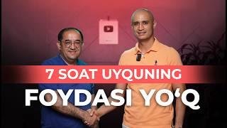 Qachon ozishimni topganga MUKOFOT! | 7 soat uyquning foydasi yo'q? Power Management