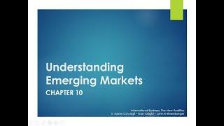 International Business | Understanding Emerging Markets | Online Lectures