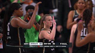 LAST 3min: WNBA Finals, Game 2 New York Liberty vs Minnesota Lynx | WNBA playoffs basketball