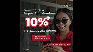 Exclusive 10% App Deals for Airpaz Members