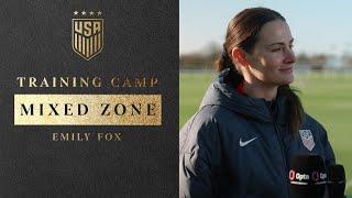 TRAINING CAMP MIXED ZONE: Emily Fox | November 26, 2024