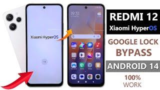 Redmi 12 HyperOS Google Account Bypass Android 14 (FRP Lock) Redmi 12 HyperOS Gmail Account Bypass 