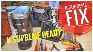HOW TO FIX Keurig K-Supreme Coffee Maker DEAD, NO POWER ?  How To Reset Thermostat Inside