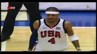 Allen Iverson Highlights vs. Manu Ginobili Argentina *Team USA 2003