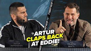 Artur Beterbiev SNAPS at Eddie Hearn over ARROGANT comments • Verbal Confrontation!