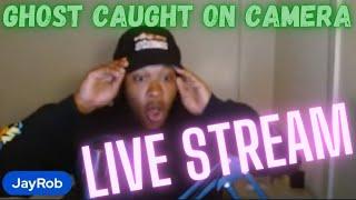 (GHOST CAUGHT ON CAMERA) During JayRob's LIVE STREAM!