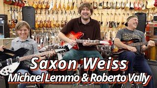 12-years-old Saxon Weiss feat. Michael Lemmo & Roberto Vally | 2 Rickenbacker Guitars