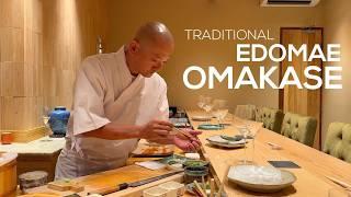 Beautiful & Mesmerising 20-Course Traditional Edomae Omakase - Yotsuha * Vlog | 4K
