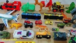 Mobil mobilan polisi, Ambulance, Excavator, Kereta thomas, Truk molen, Truk oleng, Jeep offroad,