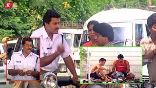 Sunil  Caught Red Handed Funny Traffic Police Comedy Scene | @TeluguVideoZ