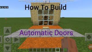 How To Build Automatic Door -With Command_Block.