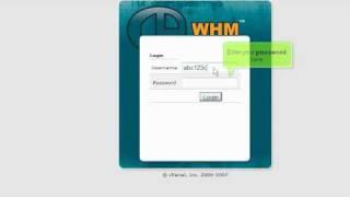 micfo | how to login to WebHostManager (WHM)