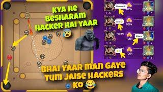 Hacker Vs Gaming Nazim  | Carrom Pool Nazim | Funny Game play Carrom Pool | open to finish 