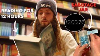 Trying to Finish A Book In 12 HOURS While Being Sabotaged | Barnes & Noble Vlog
