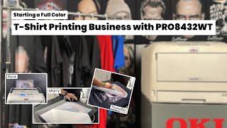 Starting a Full Color T Shirt Printing Business with PRO 8432WT