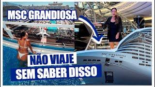 MSC GRANDIOSA vale a pena? GUIA COMPLETO DO MAIOR CRUZEIRO DO BRASIL | Prefiro Viajar