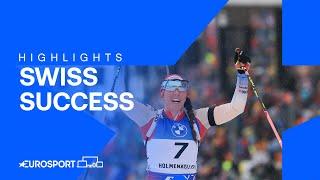  THRILLING Oslo Holmenkollen Women's 12.5 km Mass Start | Biathlon World Cup Highlights