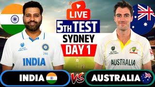 India vs Australia, 5th Test, Day 2 | IND vs AUS Live Match Today | Live Cricket Match, 2nd Session