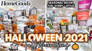 HALLOWEEN DECORATING ideas + FALL decorations || HALLOWEEN DECORATIONS HomeGoods shop with me
