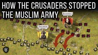 Battle of Arsuf, 1191 ️ How did the Crusaders stop Saladin's Muslim Army? ️ Third Crusade (Part 2)