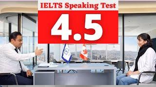 IELTS Speaking Test Band score 4.5 with feedback 2023