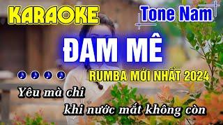 Đam Mê Karaoke Tone Nam Nhạc Sống Rumba Beat Phối Mới Nhất 2024 Công Tuấn Bolero - Minh Đức Karaoke