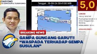 BREAKING NEWS - Gempa M 5 di Garut, Terasa di Bandung