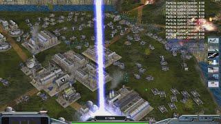 USA Laser - Command & Conquer Generals Zero Hour - 1 vs 7 HARD Gameplay