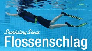 Flossen optimal einsetzen | Schnorcheln lernen 4