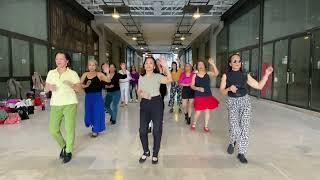 Chayanne - Bailando Bachata | 32ct 1Wall + 16ct Tag (x2) Bachata Line Dance | YHR Ladies