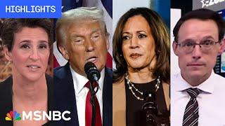 Harris v. Trump: MSNBC Highlights of Election Day 2024