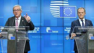 Watch again: Donald Tusk and Jean-Claude Juncker answer questions on Brexit and EU Summit