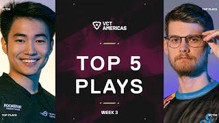 TOP 5 PLAYS | Week 3 | VCT Americas Stage 2