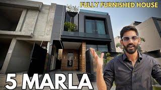 UNBELIEVABLE 5 Marla (Fully Furnished) MOST EXPENSIVE House For Sale in DHA Lahore