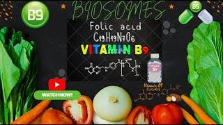 Folate | Folic acid | Vitamin B9 | Vitamin Deficiency & Symptoms |#vitamin  #biosomes #shortvideo