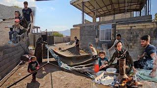  A Nomadic Morning : Breakfast , Tent Setup & Playtime with the Children ️