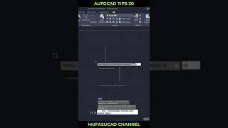 AutoCAD Tips 30 Trim Without Intersect Between Objects #Shorts